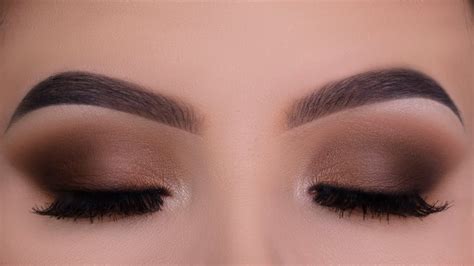 Classic Everyday Brown Eye Makeup Tutorial - YouTube