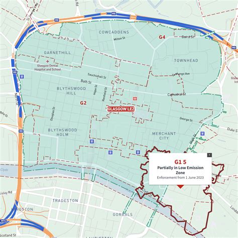 Interactive map of Glasgow Low Emission Zone and all G postcodes – Maproom