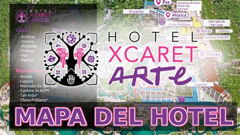 Hotel Xcaret Map