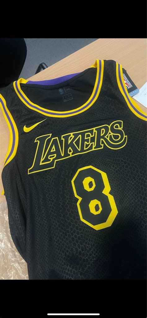 Nike Kobe Black Mamba City Edition Jersey 8/24, Men's Fashion ...