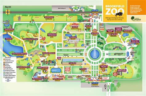 Chicago Zoological Society - Zoo Maps | Zoo map, Brookfield zoo, Brookfield