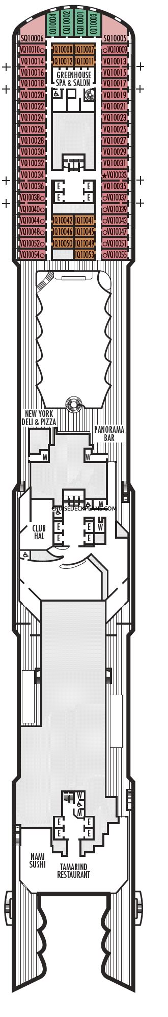 Nieuw Statendam Deck Plans, Layouts, Pictures, Videos