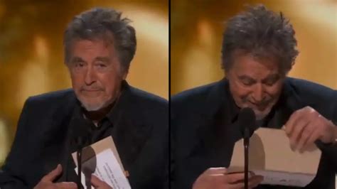 People baffled at how Al Pacino announced Oppenheimer win at Oscars - Oscars - LADbible