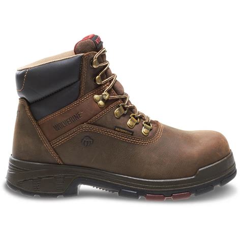 Wolverine Men's Cabor Waterproof 6'' Work Boots - Soft Toe - Dark Brown Size 11.5(W)-W10315 11 ...