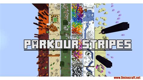 Parkour Stripes Map 1.15.2 for Minecraft - 9Minecraft.Net