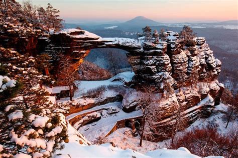 Pravcicka Gate & Bastei Bridge Winter National Park Tour From Prague: Triphobo