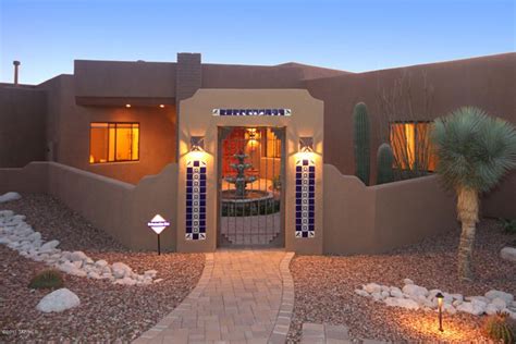 Santa Fe Style Home Arizona | Quail Canyon Santa Fe-style Home Under ...