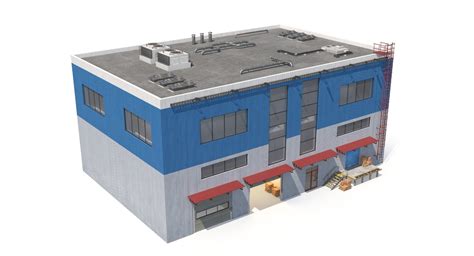 Warehouse Building 3D - TurboSquid 1387768