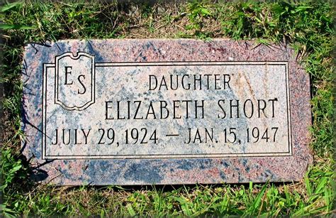 Elizabeth Short ~ The Black Dahlia Mountain View Cemetery ~ Oakland ...