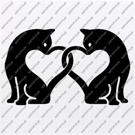 Cat Svg File-Cat Svg Design - Clipart - Animals Svg File - Animals Png - Cat Vector Graphics ...