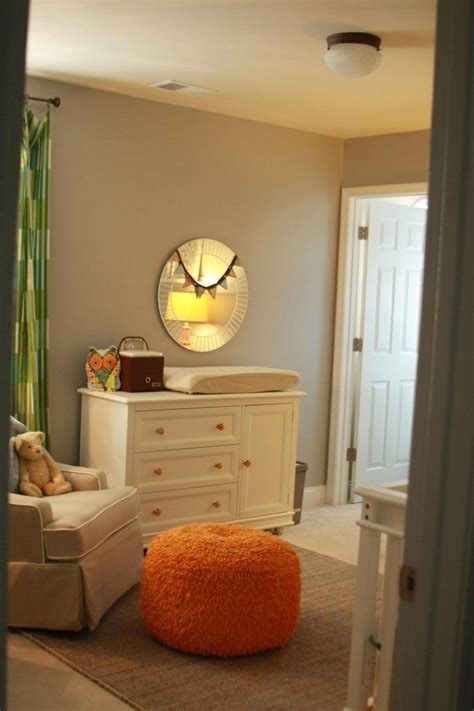 Orange | Eclectic nursery, Baby nursery, Nursery