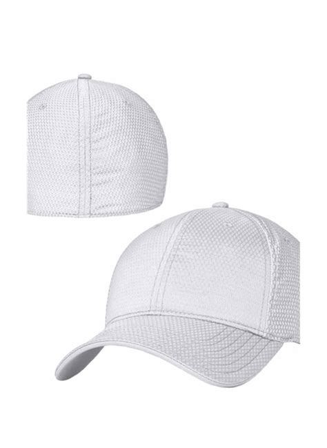 White Under Armour Men's Zone Stretch Fit Hat | Under Armour