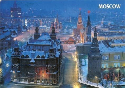 A Postcard a Day: Snow in Moscow