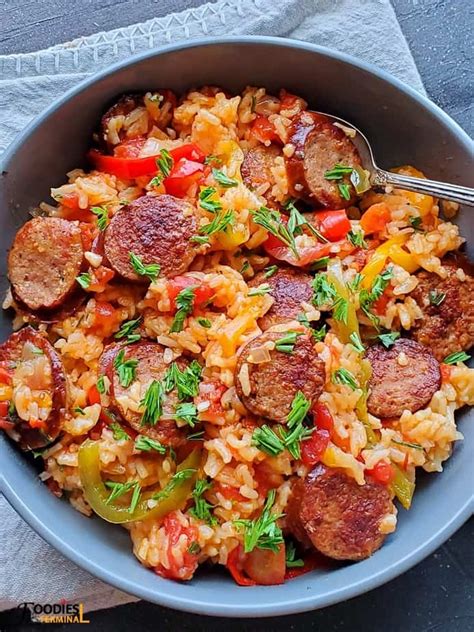 Sausage and Rice Instant Pot (Video) » Foodies Terminal