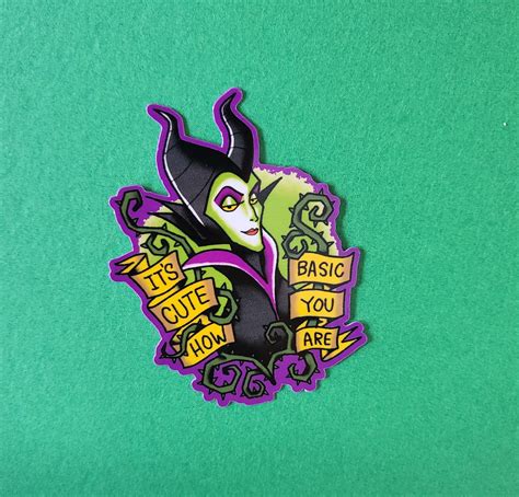 Disney Villains Stickers Disney Villains With Sayings - Etsy