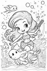 Professional Mermaid Coloring Pages For Relaxation And Creativity  sketch template