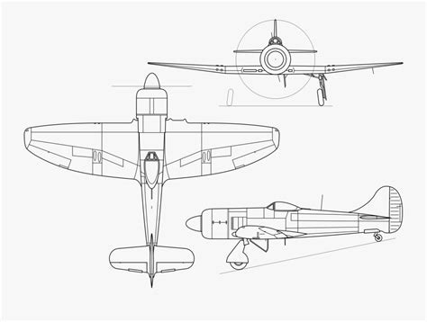 Image Result For Ww2 Planes Blueprint Planes - World War 2 Fighter ...