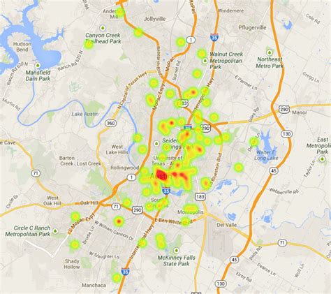 Google Fiber Austin wish list in an interactive map - Austin Business Journal