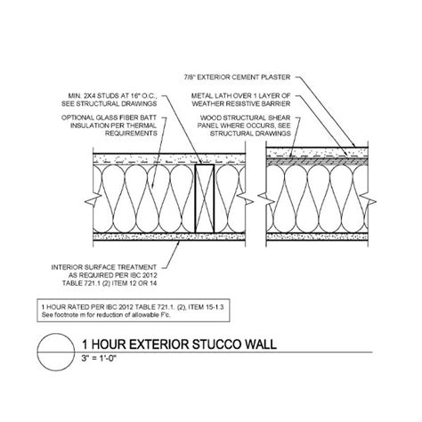 1-Hour Exterior Stucco Wall - WoodWorks | Wood Products Council