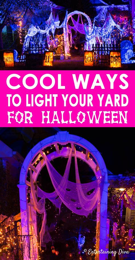 Halloween Outdoor Lighting Ideas: 21 Spooky Ways To Light Your Yard - Entertaining Diva @ From ...