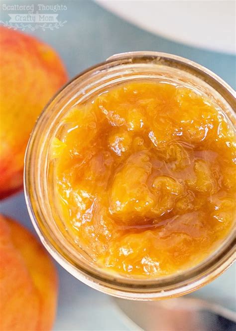 Easy Homemade Peach Jam Recipe (No Pectin) - Scattered Thoughts of a Crafty Mom by Jamie Sanders