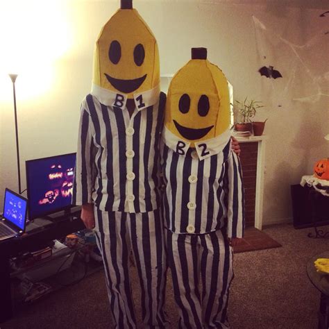 Homemade bananas in pajamas | Couple halloween costumes for adults, Halloween costumes diy ...