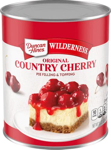 Duncan Hines Pie Filling & Topping, Original, Country Cherry 30 oz ...