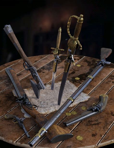 Ye Ole Pirate Weapons | Daz 3D