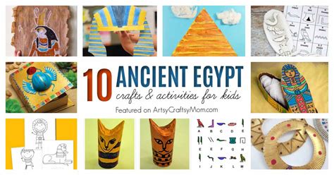 10 Ancient Egypt Crafts for kids - Artsy Craftsy Mom