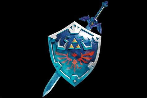 Master Sword And Hylian Shield Wallpaper