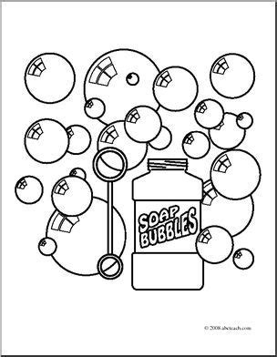 Clip Art: Bubbles (coloring page) I abcteach.com - large image | Coloring pages, Bubbles, Bubble ...