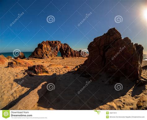 Jericoacoara Beach stock image. Image of quiet, peaceful - 43217011