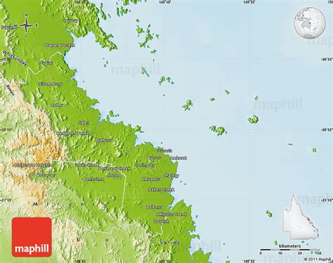 Mackay Queensland Australia Map