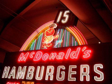 Neon vintage McDonald's sign, Henry Ford Museum, Detroit | Flickr