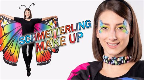 Schmetterling schminken - Butterfly, Mariposa Make Up Tutorial - YouTube