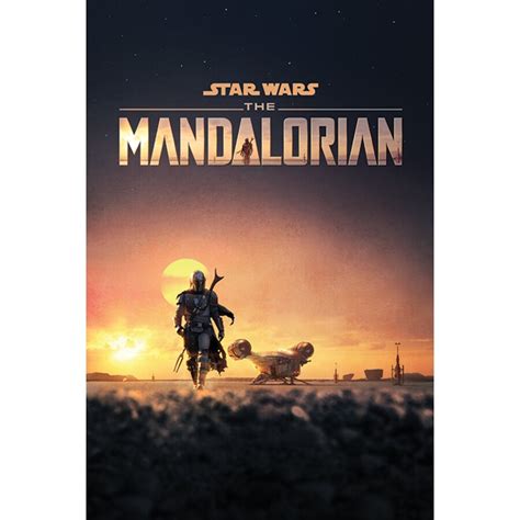 Star Wars: The Mandalorian Poster - Dusk | BIG W