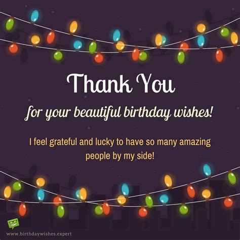 65 Thank You Status Updates for Birthday Wishes | Thanks for birthday ...