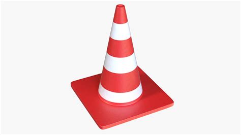 Red cone 3D model - TurboSquid 1531914