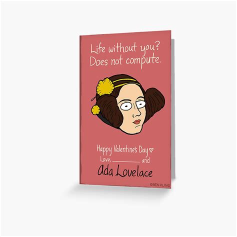 "Ada Lovelace" Greeting Card by benkling | Redbubble