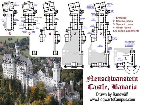 Neuschwanstein-Castle-Floor | The plan, Haus blaupausen, Schloss ...