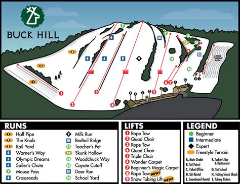 Buck Hill Trail Map