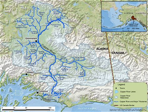 Copper River Valley Alaska Map