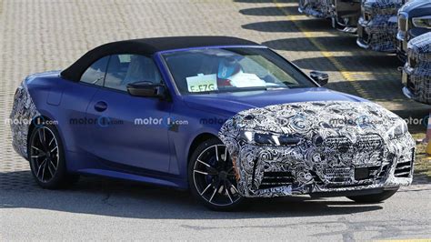 2024 BMW 4 Series Convertible Spied Hiding Modest Mid-Cycle Refresh