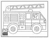 Fire Engines Coloring Pages sketch template