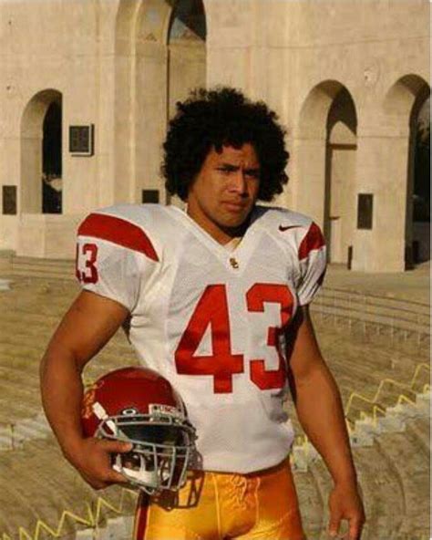 Young Troy Polamalu when he was a USC Trojan. | Trojans football ...