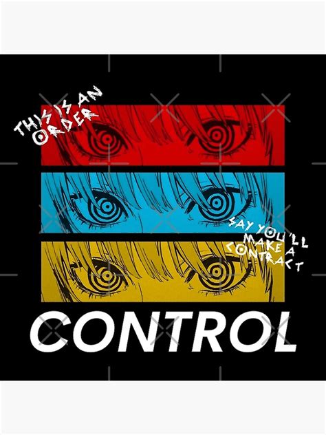 "MAKIMA - CONTROL DEVIL" Poster for Sale by AnimeMart07 | Redbubble