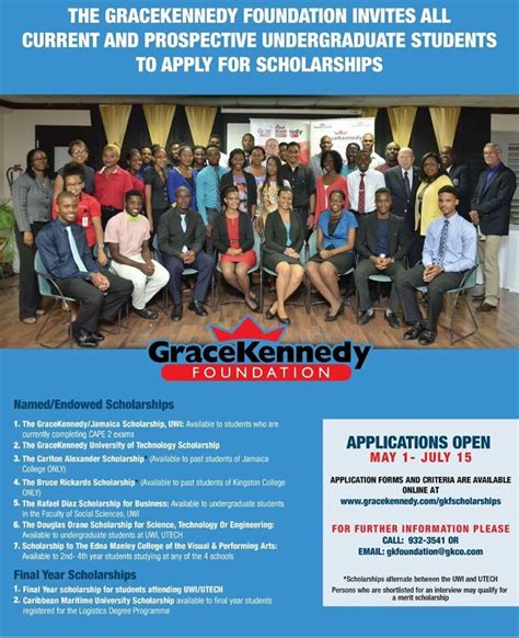 GraceKennedy Jamaica Scholarship by the GraceKennedy Foundation