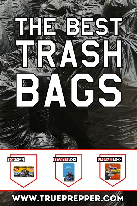 Best Trash Bags for Security, Survival, and Prepping | TruePrepper