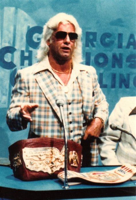 "To be the man, you have to beat the man"- Ric Flair WHOOOO | Sports ...