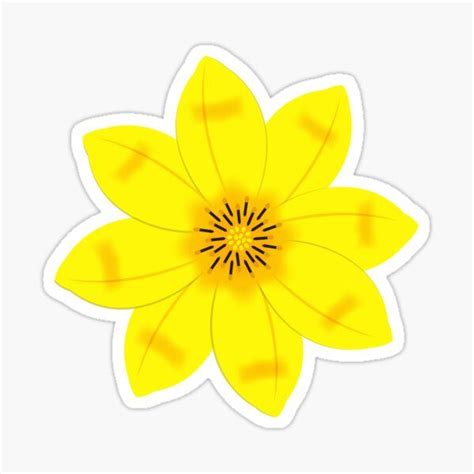 "Adey Abeba, Ethiopian new year seasonal flower" Sticker for Sale by Nahom Shiferaw | Unique art ...